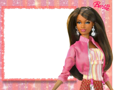 Black Barbie Frame PSD Filesize 074 MB Downloads 442