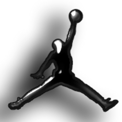 Jordan Logo Black Glass PSD Filesize 014 MB Downloads 92