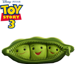 toy story peas in a pod keychain