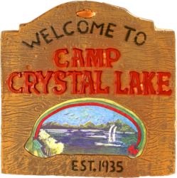 Camp Crystal Lake Sign (PSD) | Official PSDs
