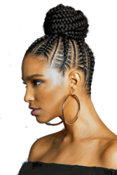 Short Braid Hair Style Png Official Psds
