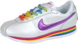 rainbow nike cortez