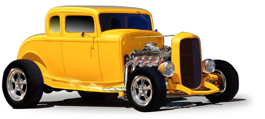 Yellow Hot Rod Png Official Psds