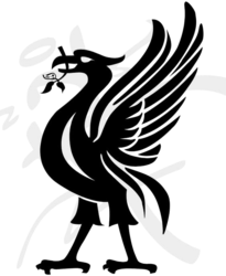 Liverpool Liverbird Black (PSD) | Official PSDs