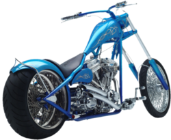 Blue Motorcycle (PNG) | Official PSDs