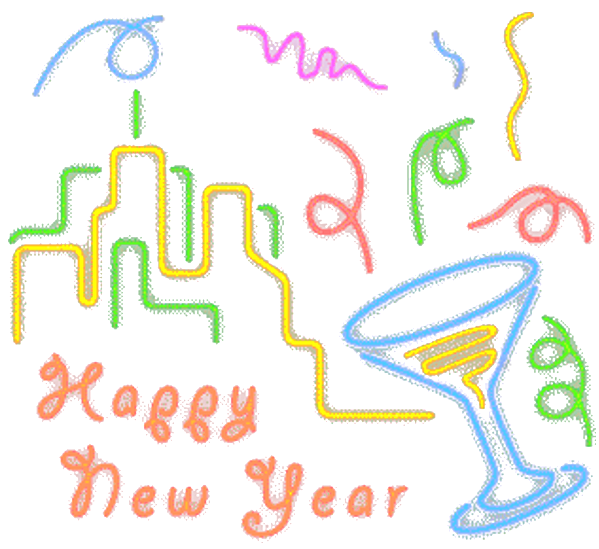 Happy New Year (PSD) | Official PSDs