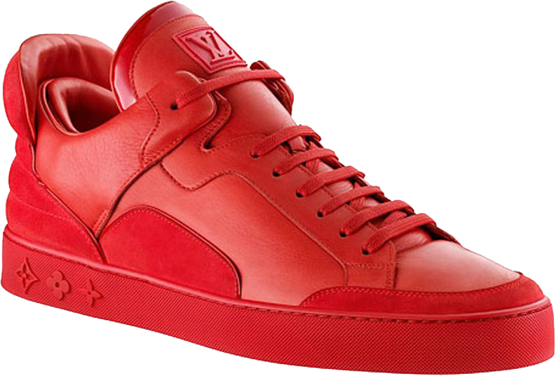 Red Louis Vuitton Shoe (PSD) | Official PSDs