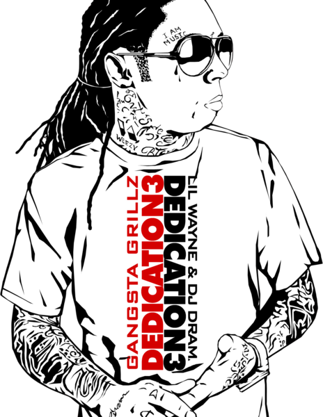 Lil Wayne Dedication 3 Vector Wtext Psd Official Psds - lil wayne dedication 3 vector psd19140 roblox