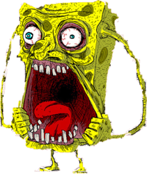 Scary Sponge Bob (PSD) | Official PSDs