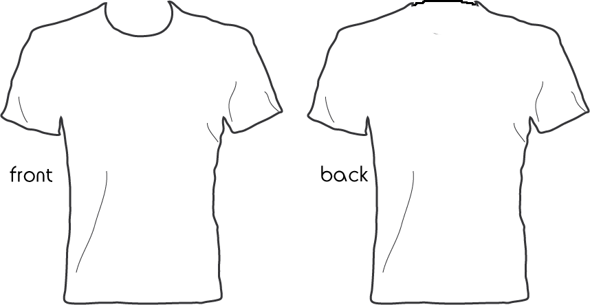 Tshirt Template Sketch (PSD) | Official PSDs
