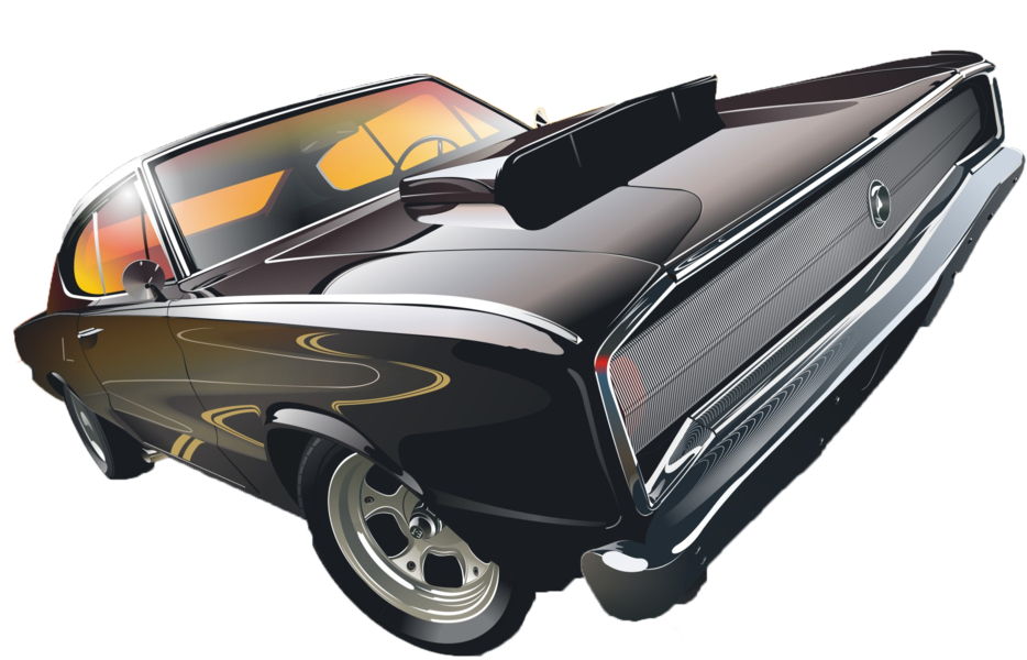 Muscle Car Vector (PSD) | Official PSDs