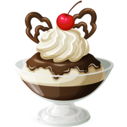 Chocolate Sundae (PNG) | Official PSDs