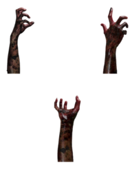 Zombie Hands Kit (PNG) | Official PSDs