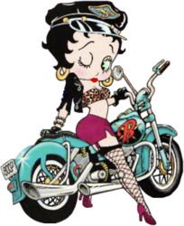 Betty Boop Motto2 (PNG) | Official PSDs