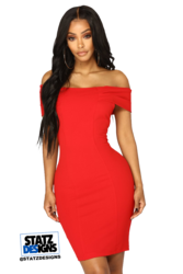 Red Dress (PNG) | Official PSDs