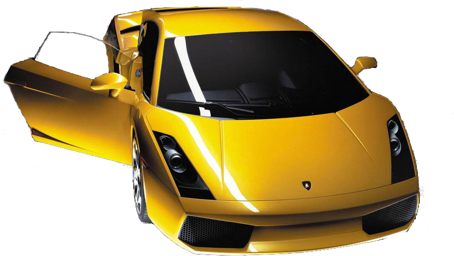 Download Yellow Lamborghini Gallardo (PSD) | Official PSDs