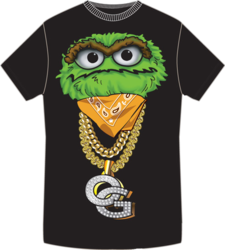 Oscar The Grouch Tee (PSD) | Official PSDs