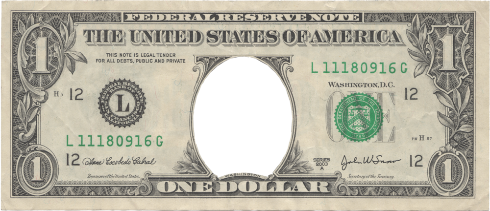 One Dollar Bill (PSD) | Official PSDs