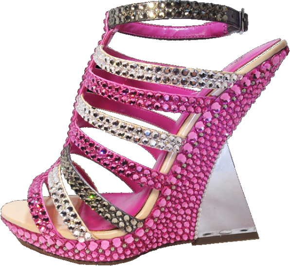 pink diamond heels