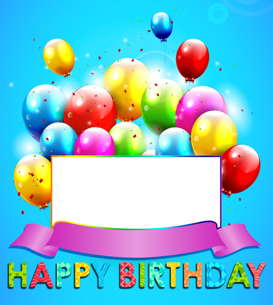 Happy Birthday Frame Png Official Psds